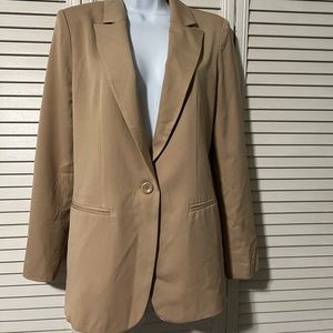 Forever 21 Taupe/Nude Career Jacket